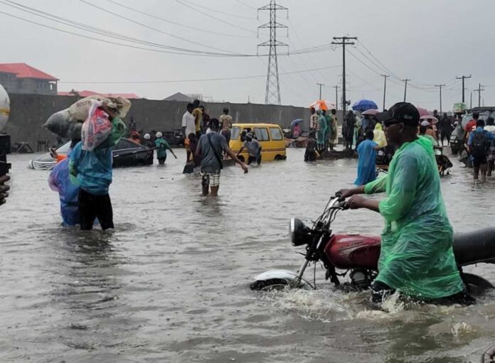 Lagos Flooding After Downpour