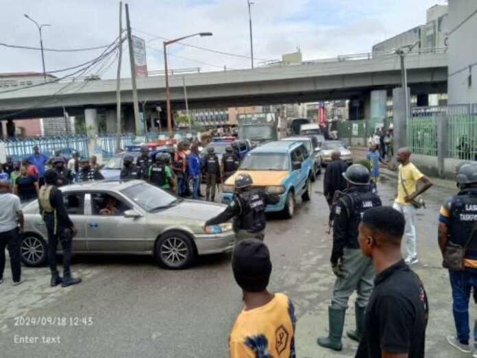 Lagos Traffic Obstruction Arrest