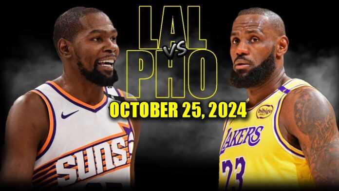 Lakers Vs Suns Game Highlights October 25 2024