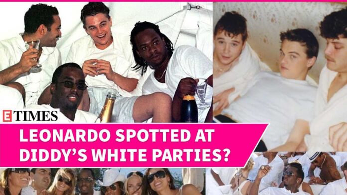 Leonardo Dicaprio At Diddy's White Party