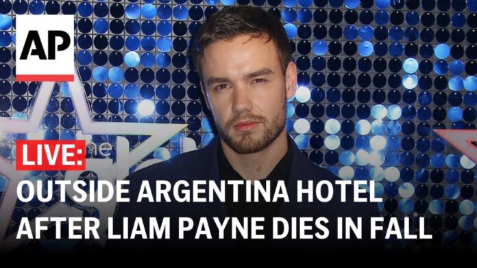 Liam Payne Falling From Hotel In Buenos Aires