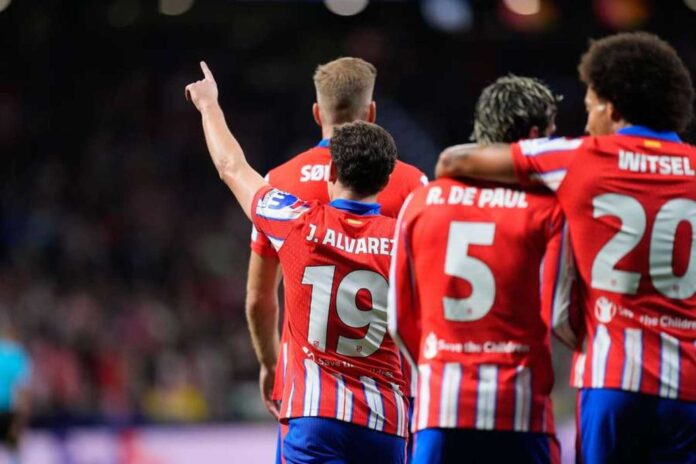 Losc Lille Players In Action Against Lens And Atletico Madrid