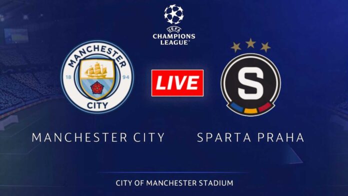 Manchester City Vs Sparta Prague Champions League Match