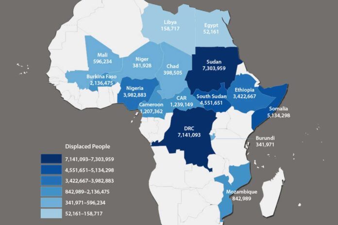 Map Of Africa With Conflict Zones