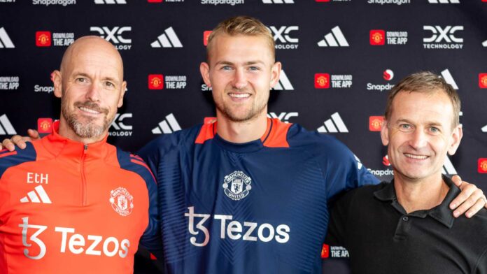 Matthijs De Ligt And Erik Ten Hag Manchester United