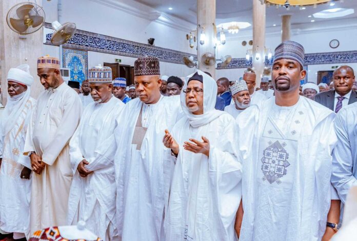 Mele Kyari And Fatima Kyari Funeral