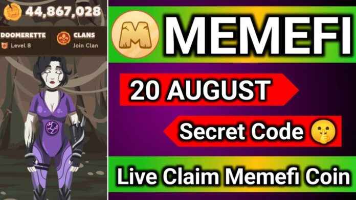 Memefi Coin Daily Combo Reward