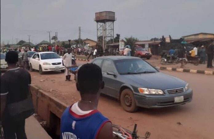 Mob Killing Motorcycle Thief In Ogun