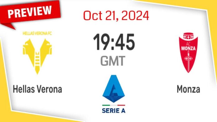 Monza Fc Vs Hellas Verona Serie A Lineup