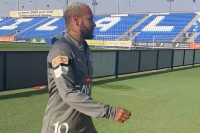 Neymar Jr Training With Al Hilal After Acl Injury