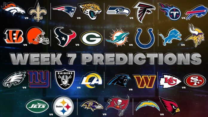 Nfl Week 7 Predictions