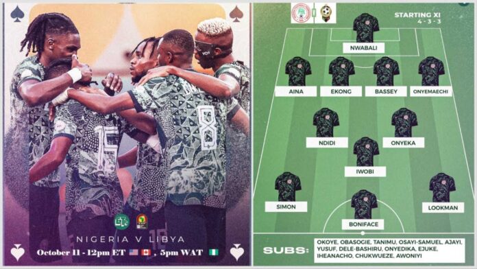 Nigeria Vs Libya Afcon 2025 Qualifier