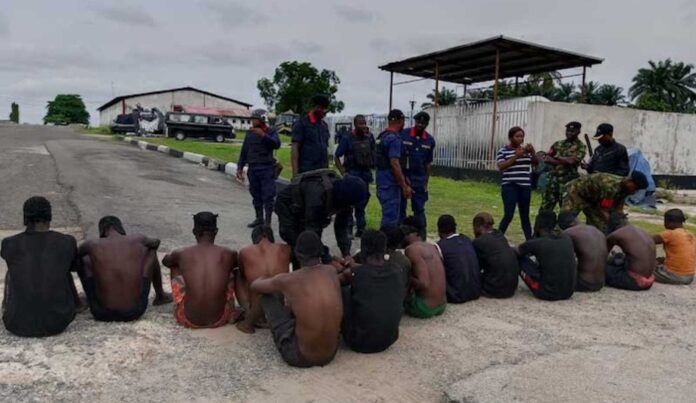 Nigerian Army Arresting Oil Thieves In Niger Delta