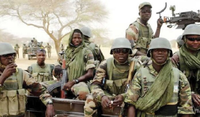 Nigerian Troops Recovering Stolen Crude Oil And Arresting Terrorists