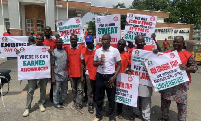 Nigerian University Strike Ssanu Protest