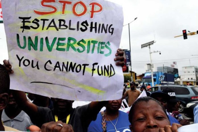 Nigerian University Students Protesting For Loan Access