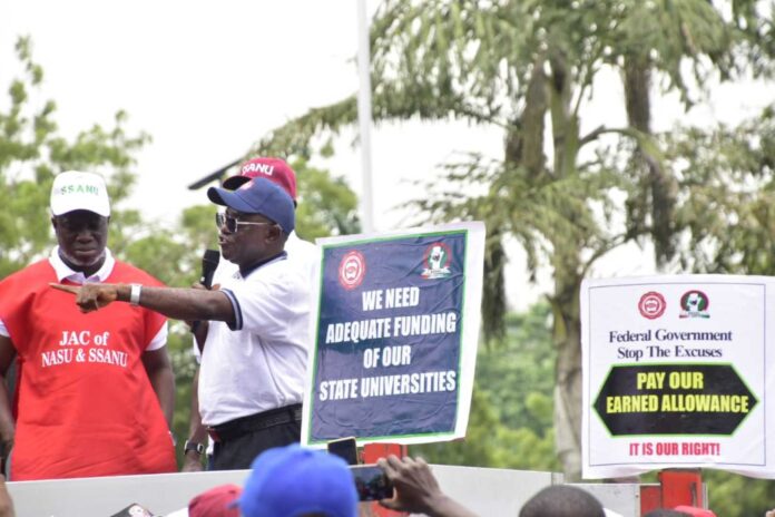 Nigerian University Workers On Strike