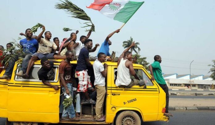 Nigerians Protesting Fuel Price Increase