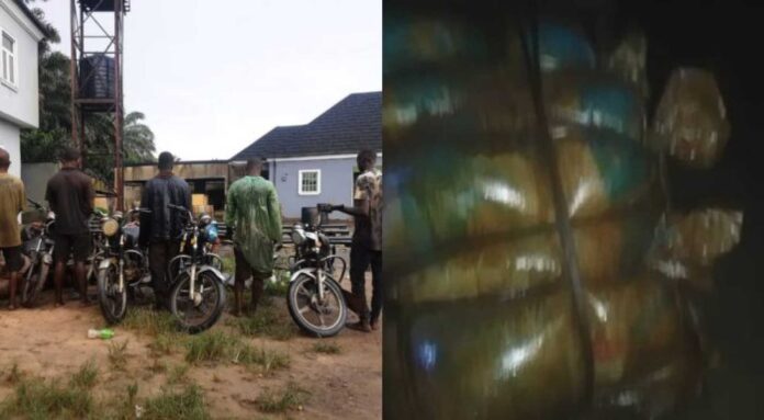 Nscdc Arrests Suspects With Stolen Crude Oil In Abia