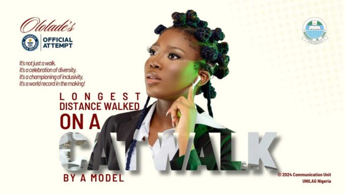 Ololade Ayelabola Catwalk Guinness World Record