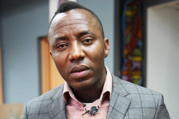 Omoyele Sowore At Lagos Airport