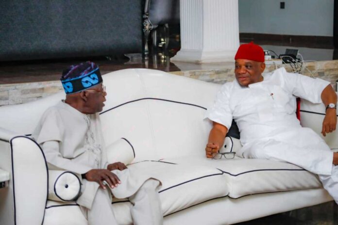 Orji Kalu And Bola Tinubu In Abuja