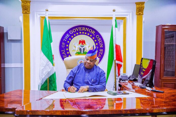 Osun State Governor Ademola Adeleke Declaring Public Holiday For Teachers Day