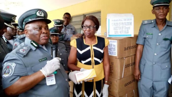 Oyo Osun Customs Intercept Fake Drugs