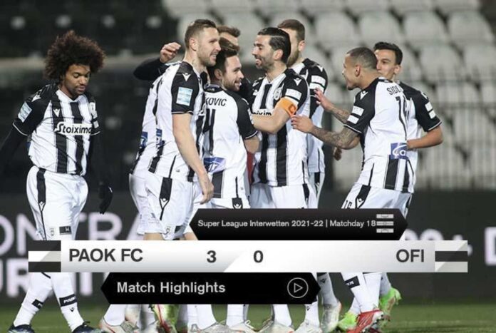 Paok Fc Vs Ofi Match Highlights