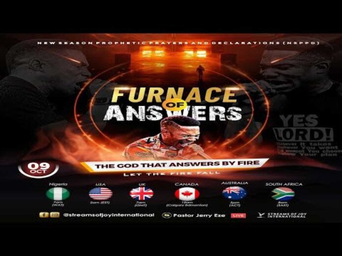 Pastor Jerry Eze Nsppd Furnace Of Answers