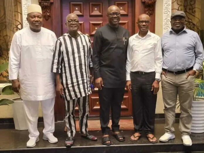 Pdp Crisis Meeting Damagum Wike Governors