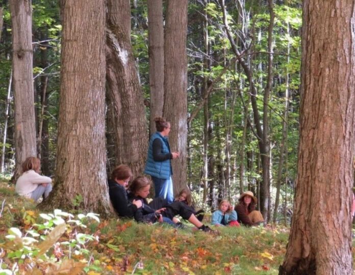 People Praying In Nature