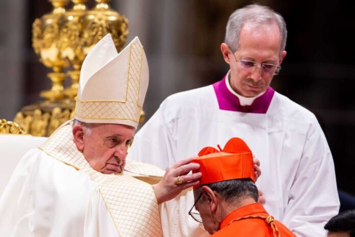 Pope Francis Announcing New Cardinals