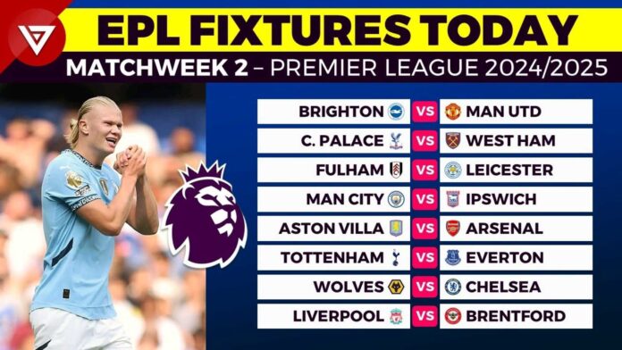 Premier League Matches Today