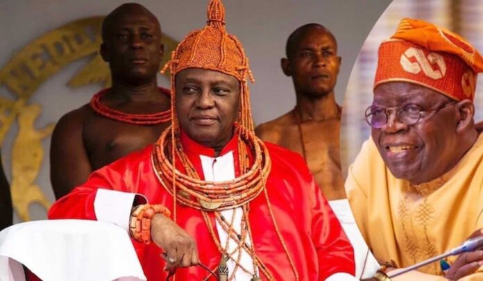 President Bola Tinubu And Oba Of Benin Ewuare Ii