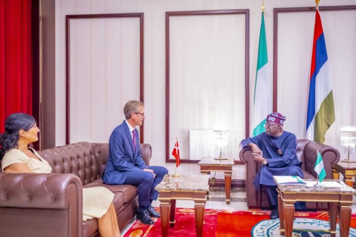 President Bola Tinubu Meeting With French, Chinese, And Danish Ambassadors