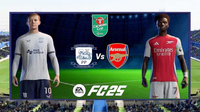 Preston Vs Arsenal Carabao Cup Match