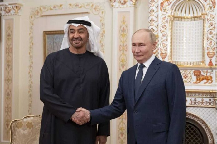 Putin And Uae President Meeting In Moscow