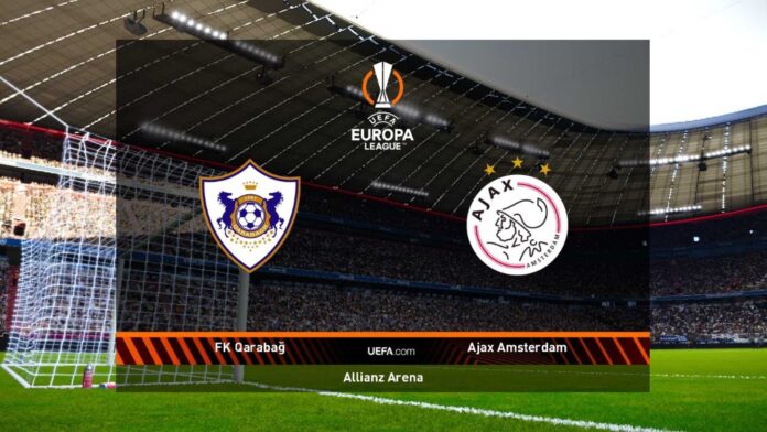 Qarabag Fk Vs Ajax Europa League Match