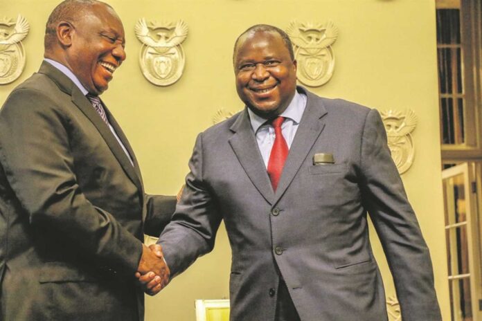 Ramaphosa And Mboweni