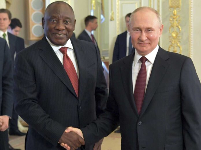 Ramaphosa And Putin Meeting