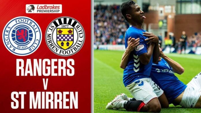 Rangers Vs St. Mirren Ibrox Stadium