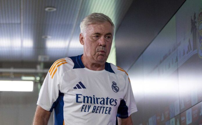 Real Madrid Vs Barcelona El Clasico Lineup Carlo Ancelotti