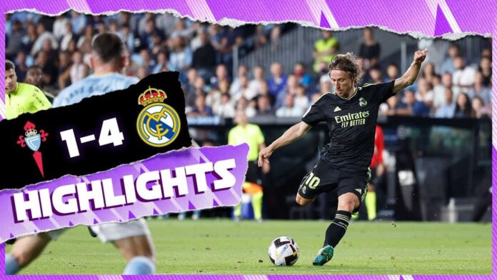 Real Madrid Vs Celta Vigo Match Highlights