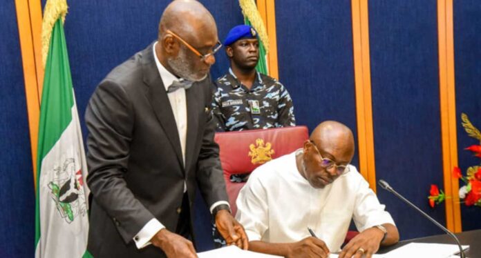 Rivers State Governor Siminalayi Fubara Meeting With Labour Leaders