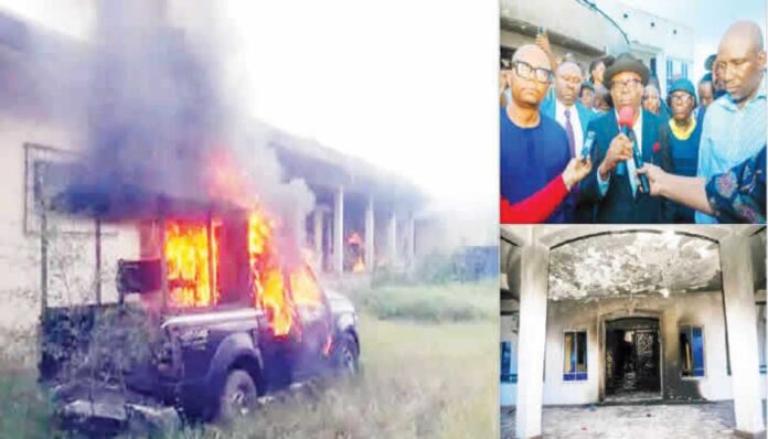 Rivers State Local Government Secretariats Burned During Clashes