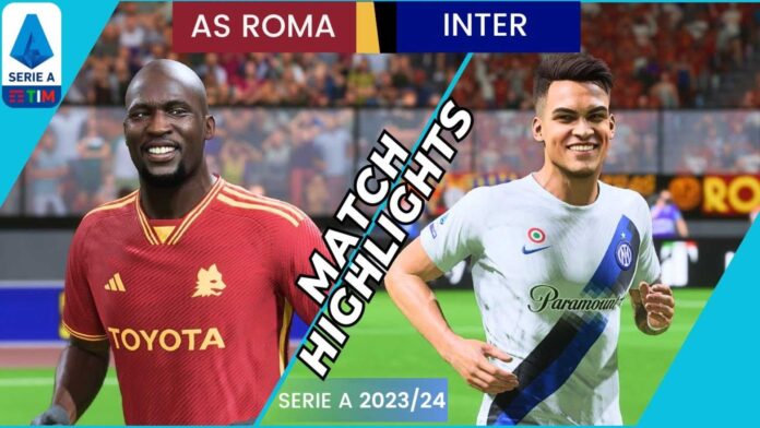 Roma Vs Inter Milan Serie A Match