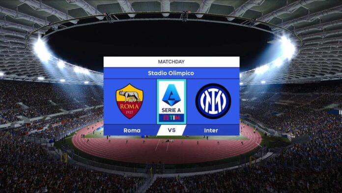 Roma Vs Inter Milan Stadio Olimpico