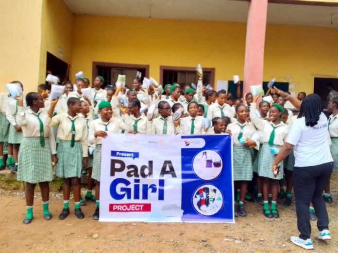 Rotary Club Distributing Reusable Pads To Girls In Abuja