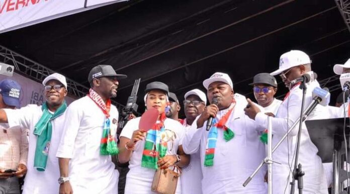 Seyi Makinde And Agboola Ajayi Campaign Rally